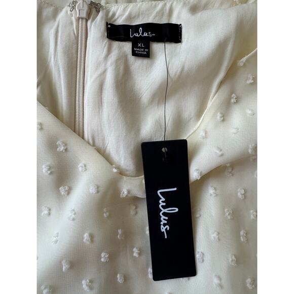 Lulu's Cream Drop Waist Dress - Picture 11 of 13